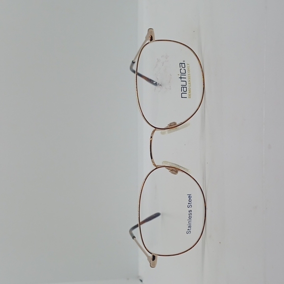 NWT UNISEX NAUTICA EYEGLASS FRAMES GOLD